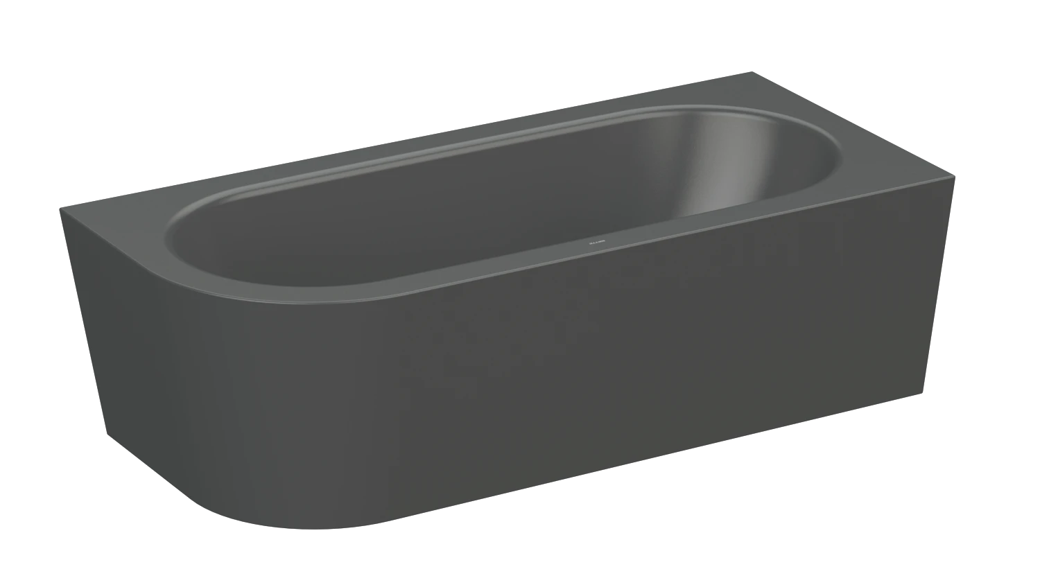 Bette rechteck Badewanne „BetteStarlet V Silhouette“ 185 × 85 cm in Slate
