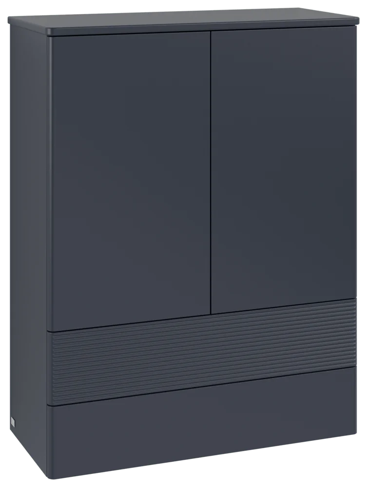 Villeroy & Boch Antao Highboard K47, Midnight Blue Matt Lacquer