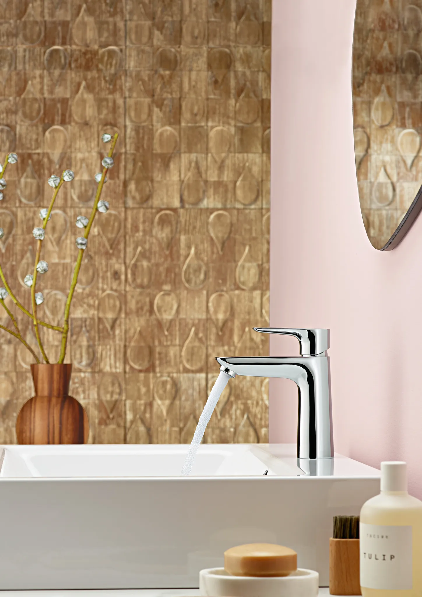 Hansgrohe Talis E Einhebel-Waschtischmischer 110 CoolStart mit Zugstangen-Ablaufgarnitur, Chrom Hansgrohe Talis E Einhebel-Waschtischmischer 110 CoolStart mit Zugstangen-Ablaufgarnitur, Chrom