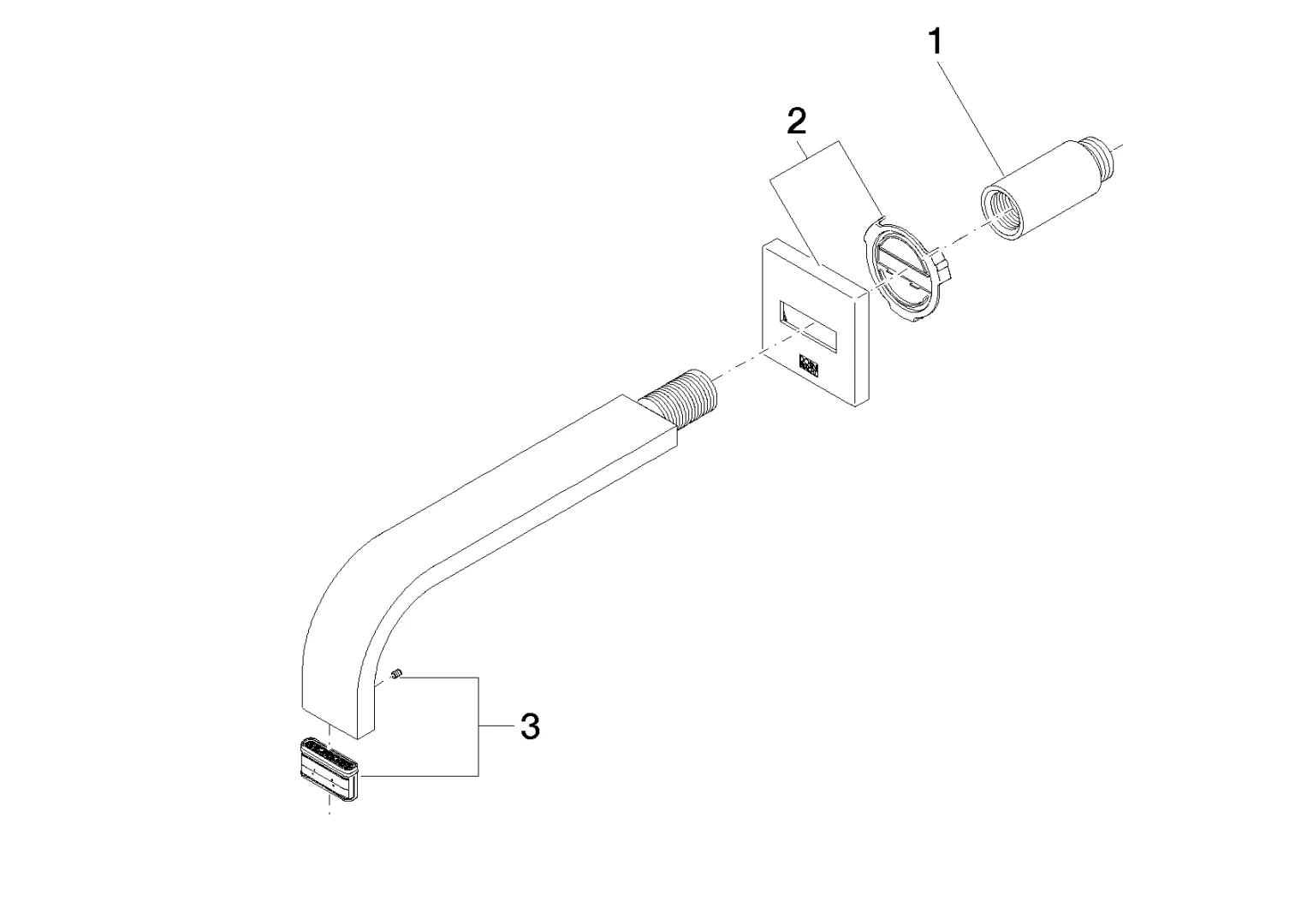 Dornbracht MEM Waschtisch-Wand-Auslauf ohne Ablaufgarnitur - Chrom, Ausladung 200 mm Dornbracht MEM Waschtisch-Wand-Auslauf ohne Ablaufgarnitur - Chrom, Ausladung 200 mm