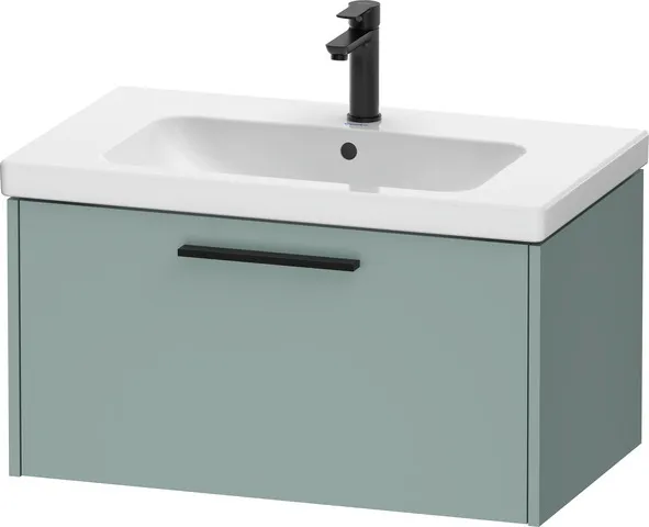 Duravit Waschtischunterschrank Wandhängend „D-Code“ 78,4 × 40 × 46 cm in Fjordgrün Matt