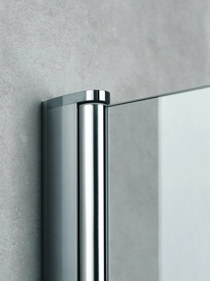 Kermi Pendeltür Eckeinstieg Halbteil rechts „Diga“ Glas SR Opaco, Profile Silber Hochglanz, BV: 1205 - 1225 mm GAK: 1190 - 1210 mm WE: 1215 - 1235 mm H: 1850 mm Kermi Pendeltür Eckeinstieg Halbteil rechts „Diga“ Glas SR Opaco, Profile Silber Hochglanz, BV: 1205 - 1225 mm GAK: 1190 - 1210 mm WE: 1215 - 1235 mm H: 1850 mm