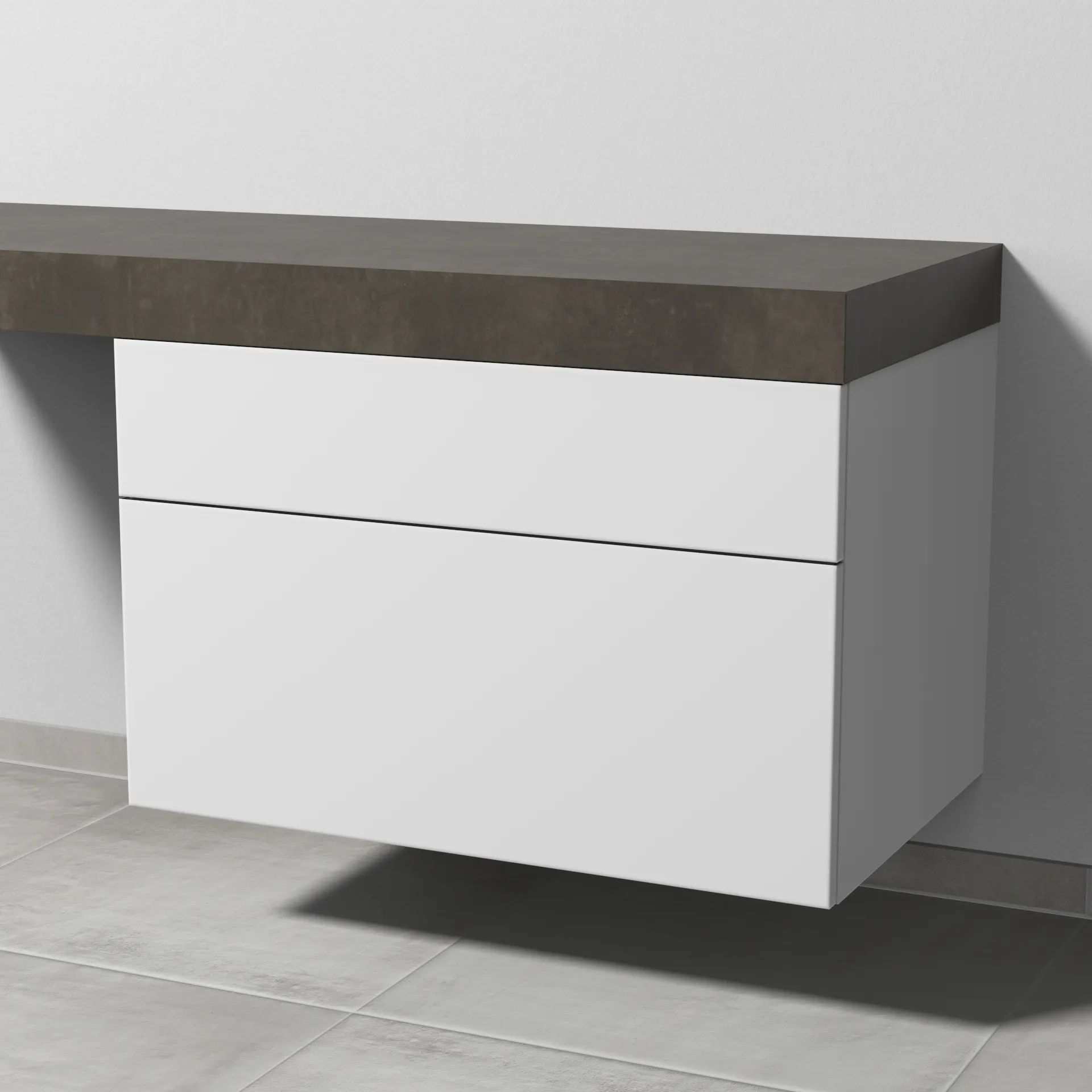 Sanipa Unterschrank „2morrow“ 800 × 510 × 520 mm in Weiß-Soft Sanipa Unterschrank „2morrow“ 800 × 510 × 520 mm in Weiß-Soft