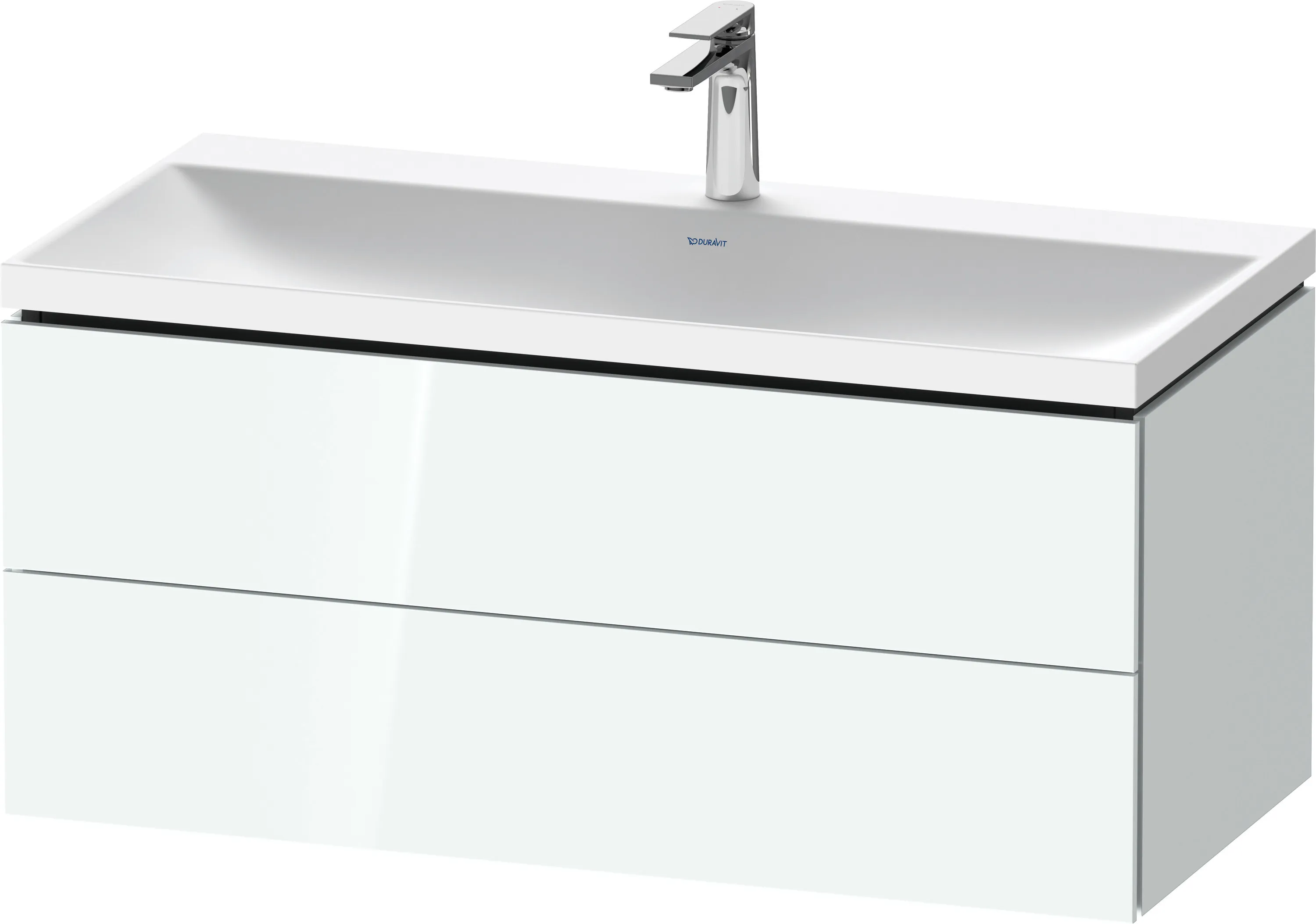 Duravit Möbelset c-shaped Set wandhängend wandhängend „L-Cube“ 100 × 48 × 48 cm Weiß Hochglanz Duravit Möbelset c-shaped Set wandhängend wandhängend „L-Cube“ 100 × 48 × 48 cm Weiß Hochglanz