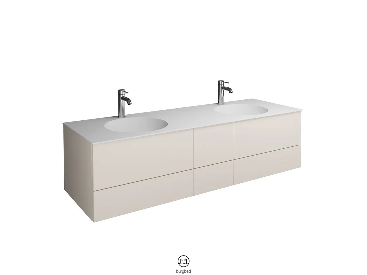 Coco Mineralguss-Waschtisch inkl. Waschtischunterschrank, 1506 mm breit, 406 mm hoch, SFHR150 Coco Mineralguss-Waschtisch inkl. Waschtischunterschrank, 1506 mm breit, 406 mm hoch, SFHR150