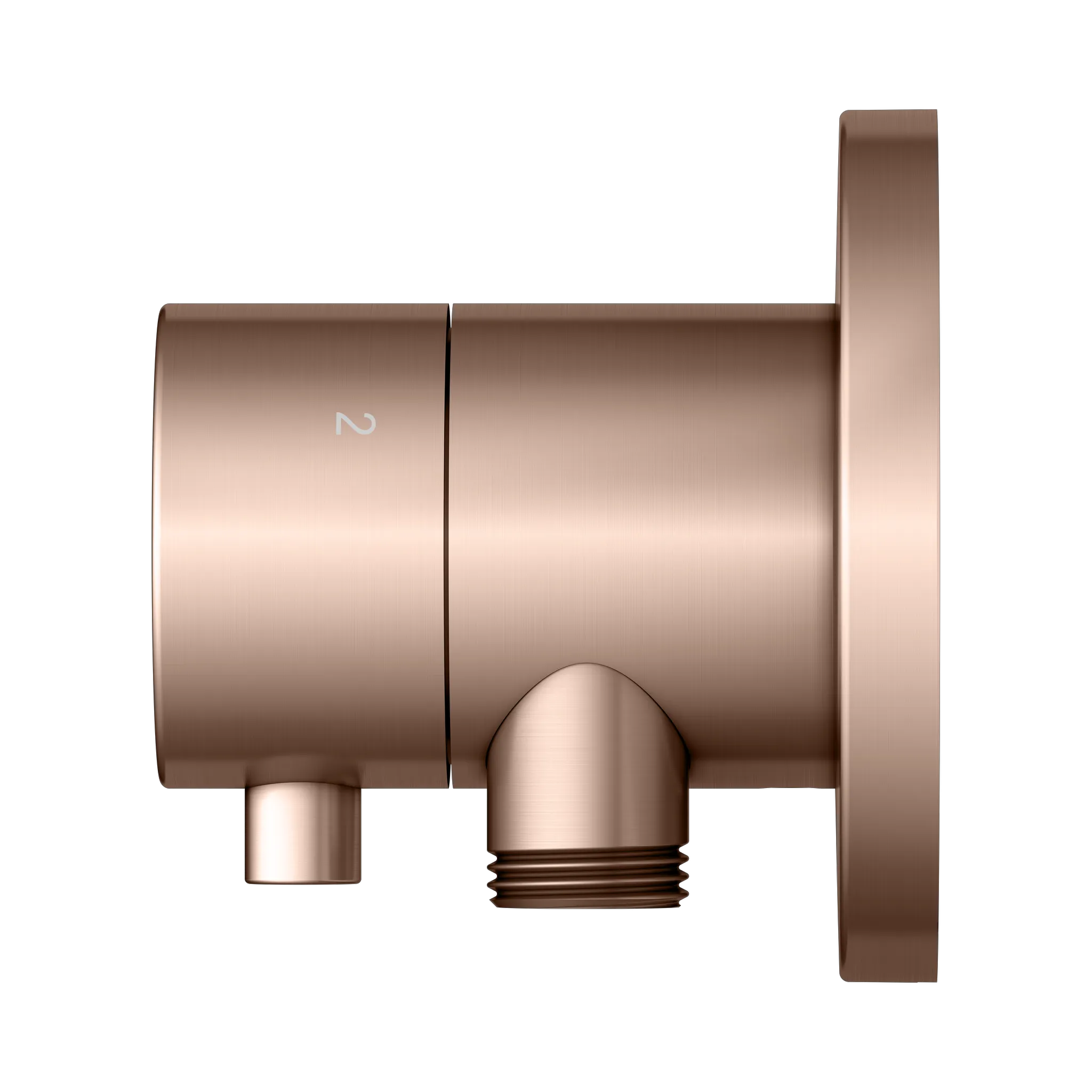 IXMO 3-Wege Ab- u. Umstellventil UP IXMO Comfort, rund Rotgold gebürstet IXMO 3-Wege Ab- u. Umstellventil UP IXMO Comfort, rund Rotgold gebürstet