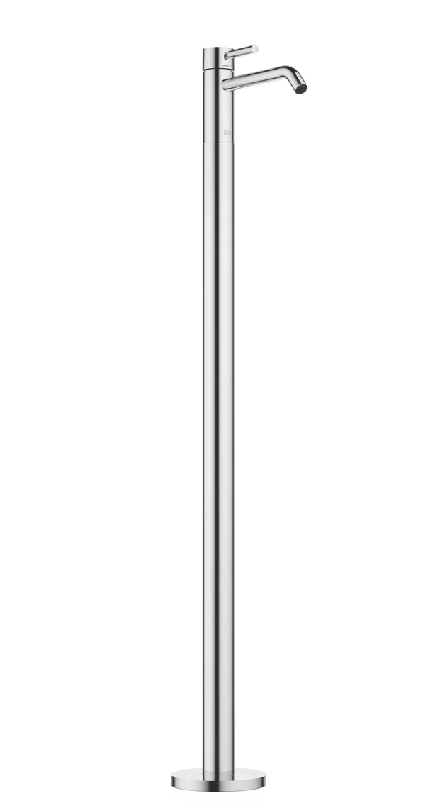 Dornbracht META Waschtisch-Einhandbatterie mit Standrohr ohne Ablaufgarnitur - Chrom, Ausladung 196 mm, starrer Auslauf, runder luftangereicherter Strahl, Höhe gesamt 1033-1103 mm Dornbracht META Waschtisch-Einhandbatterie mit Standrohr ohne Ablaufgarnitur - Chrom, Ausladung 196 mm, starrer Auslauf, runder luftangereicherter Strahl, Höhe gesamt 1033-1103 mm