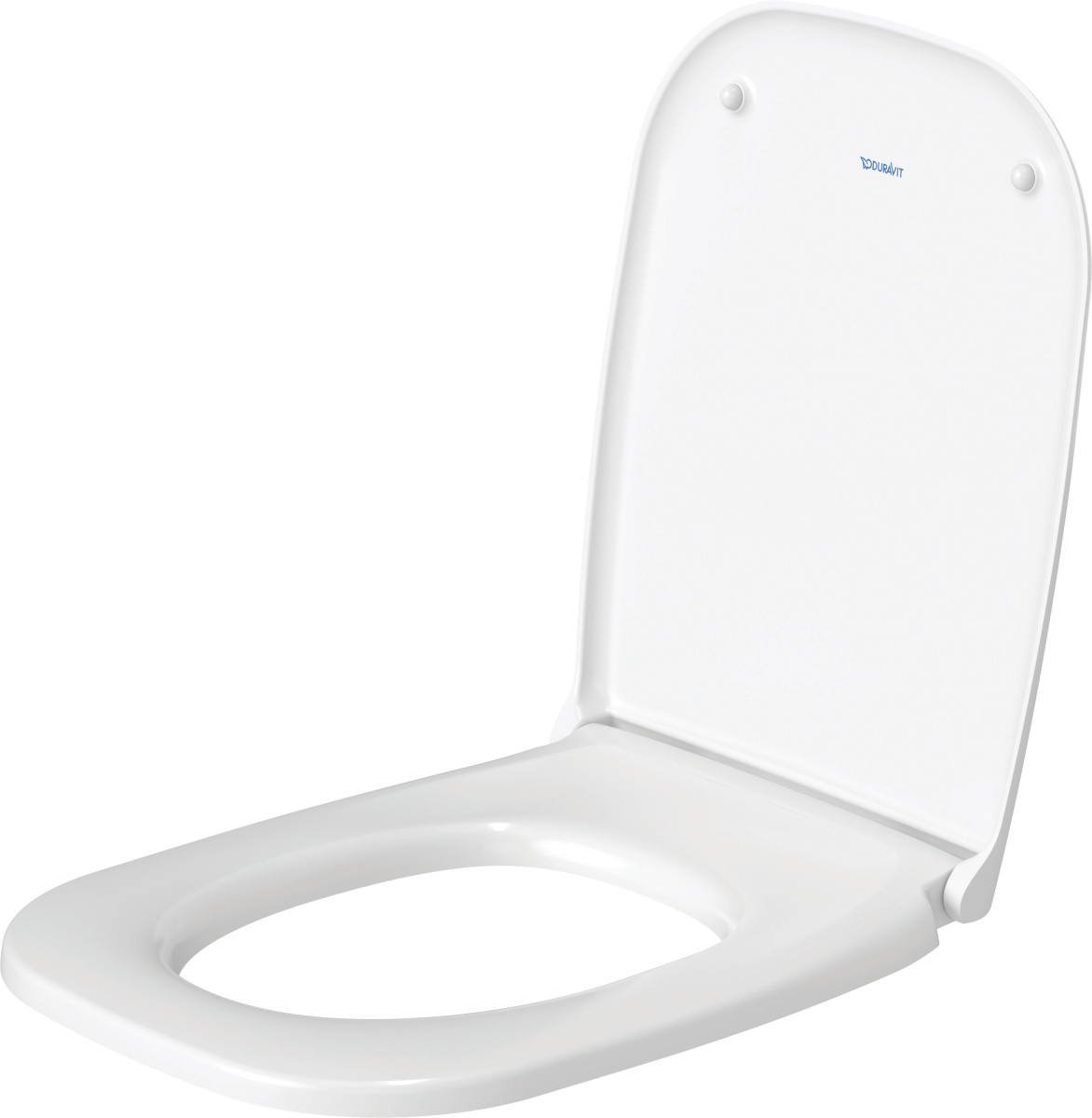 Set Wand-Tiefspül-WC „D-Code“ 35,5 × 36 × 54,5 cm, mit Spülrand und Duravit WC-Sitz „D-Code“ 35,9 × 44,2 × 5 cm mit Softclose