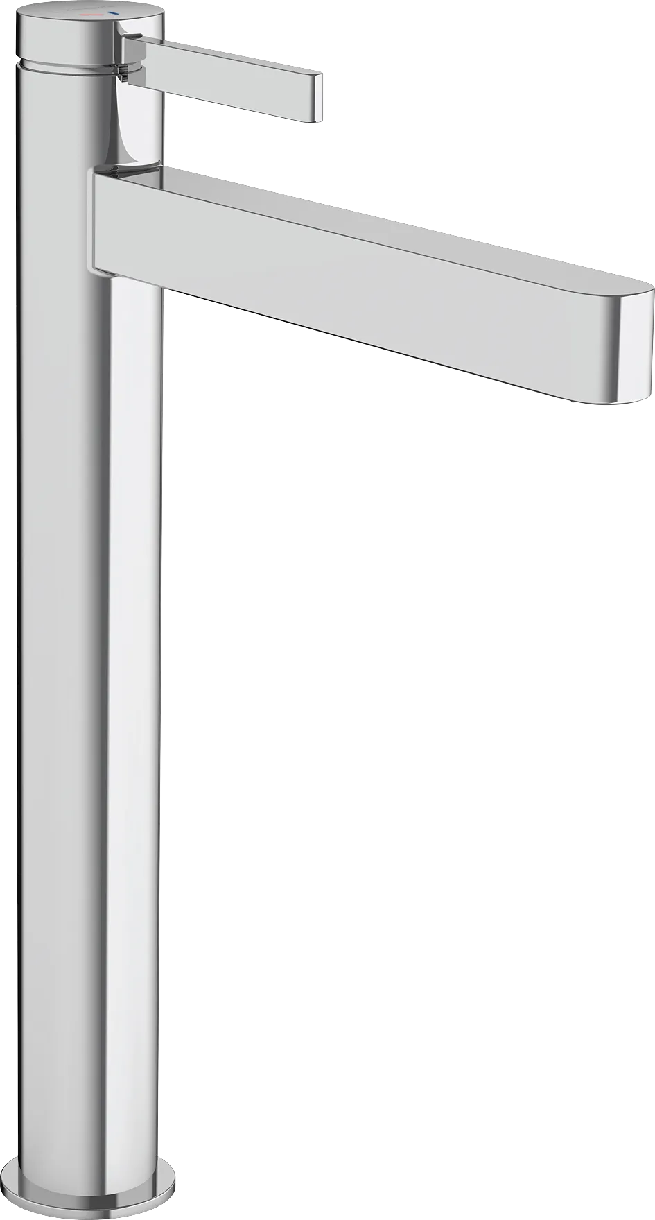 Finoris Einhebel-Waschtischmischer 260 CoolStart für Aufsatzwaschtische mit Push-Open Ablaufgarnitur, Chrom