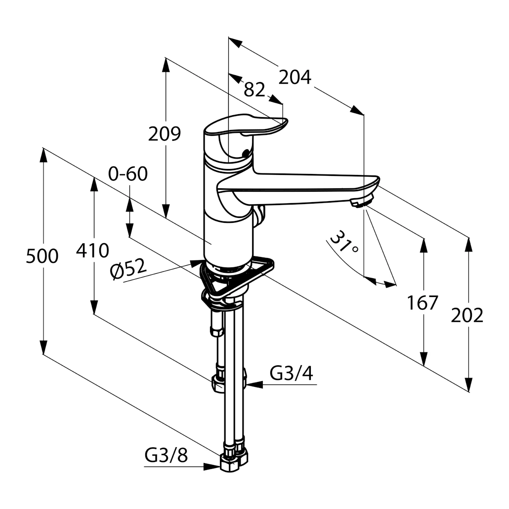 OBJEKTA SpültischMultiEHM DN 10 Niederdruck chrom OBJEKTA SpültischMultiEHM DN 10 Niederdruck chrom