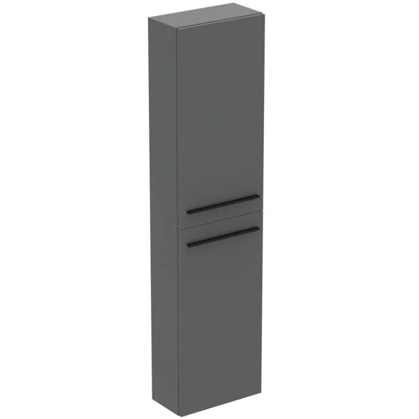 Ideal Standard Hochschrank i.life S 2 Türen 400x210x1600mm Quarzgrau matt