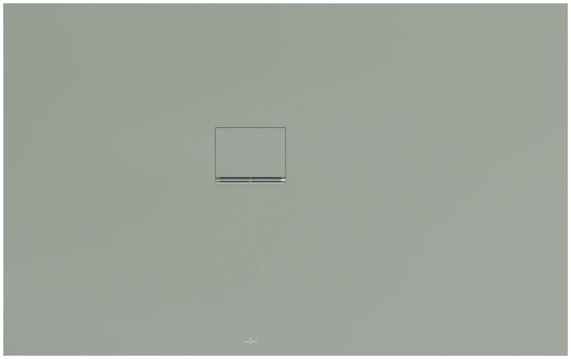 Villeroy & Boch rechteck Duschwanne „Squaro Infinity“ Eck-Einbau links gegen Wand 160 × 100 cm ohne Oberflächenbeschichtung, in Morning Green