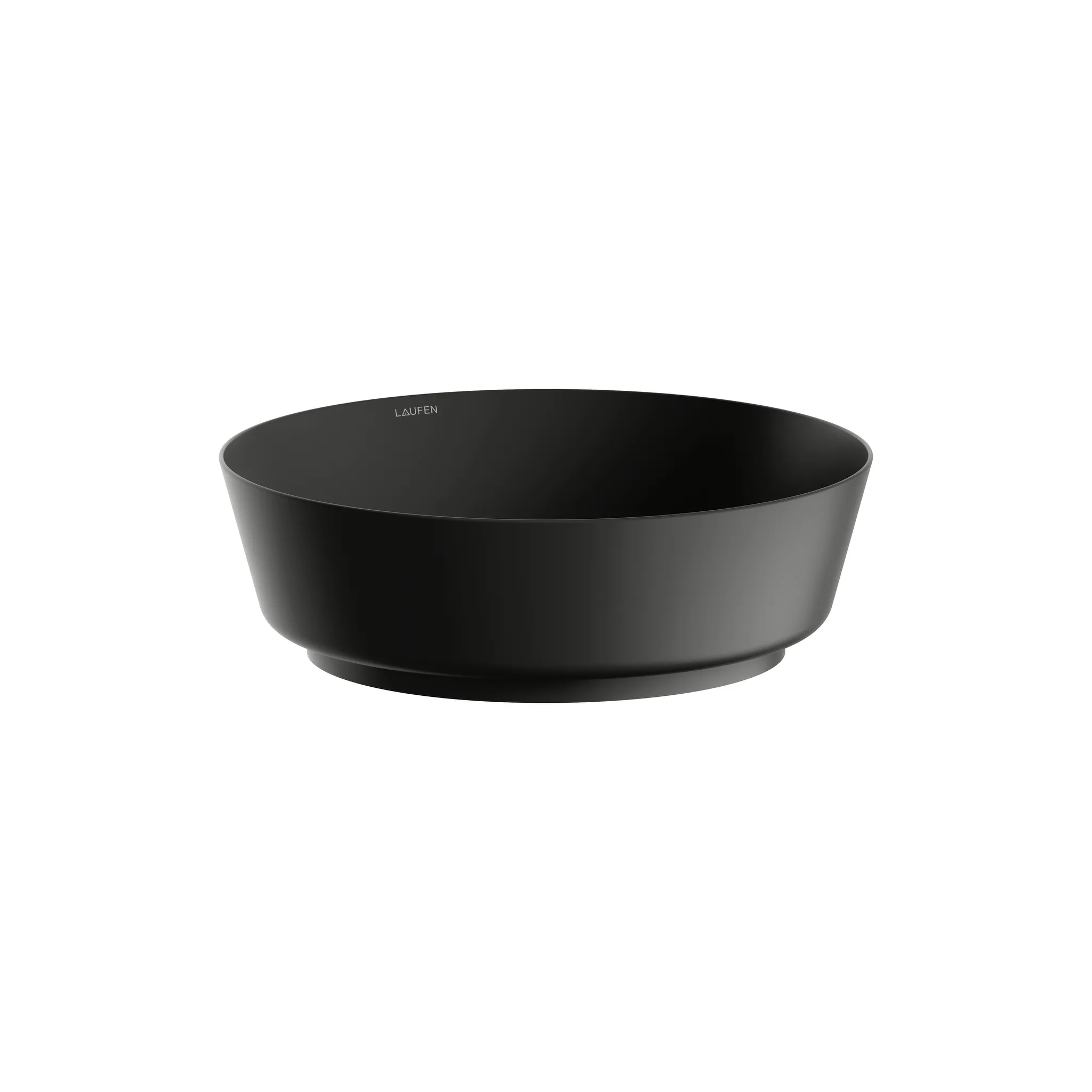 Laufen Waschtisch-Schale SCOPIO rund 375 x 375 mm in schwarz matt