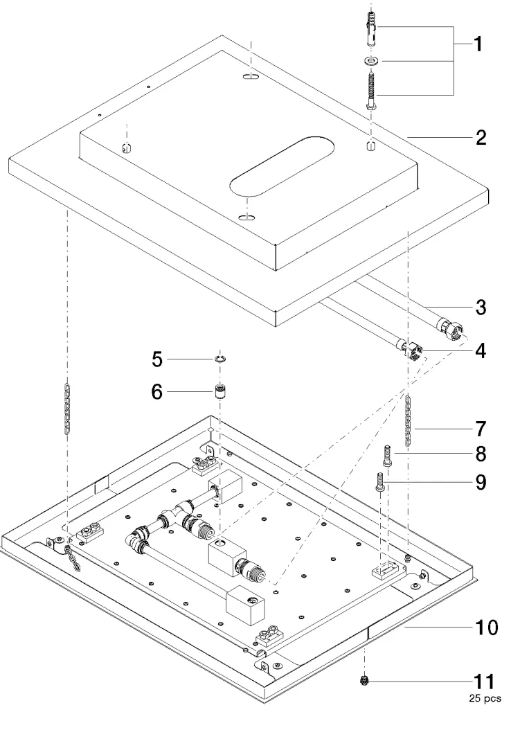 Dornbracht BIG RAIN Regenpaneel für Deckeneinbau Edelstahl Dornbracht BIG RAIN Regenpaneel für Deckeneinbau Edelstahl