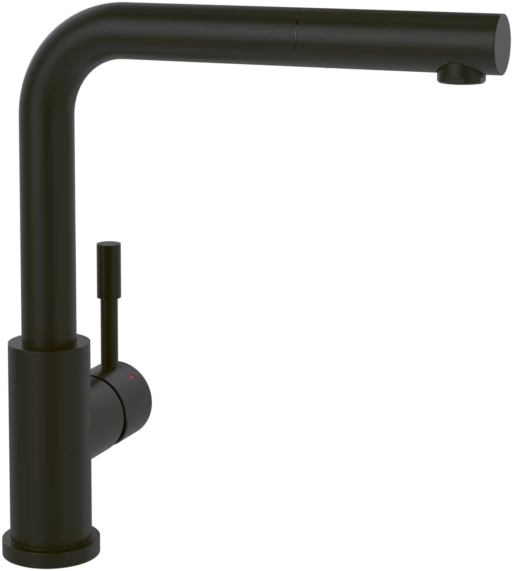 Villeroy & Boch Steel Shower Küchenarmatur, 45x275mm, Edelstahl massiv, Matt Black