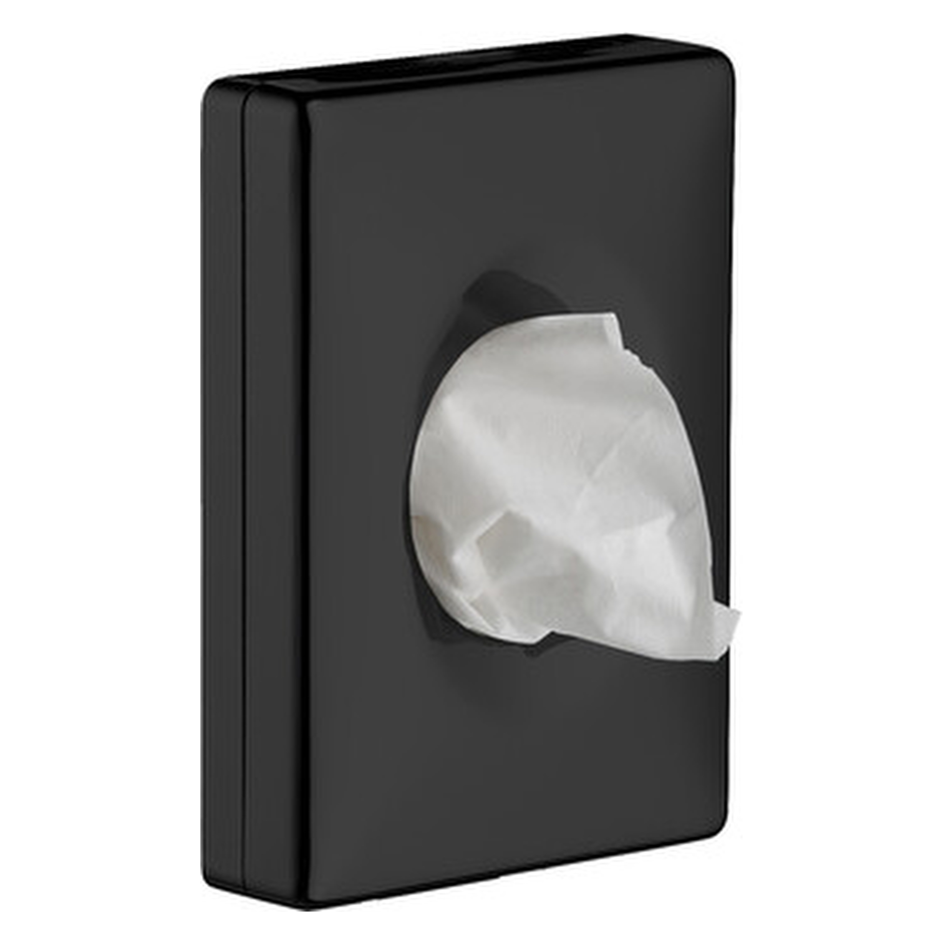 emco Hygienebeutelbox „loft“ 13,5 × 2,7 × 9,5 cm in schwarz, Befestigung verdeckt