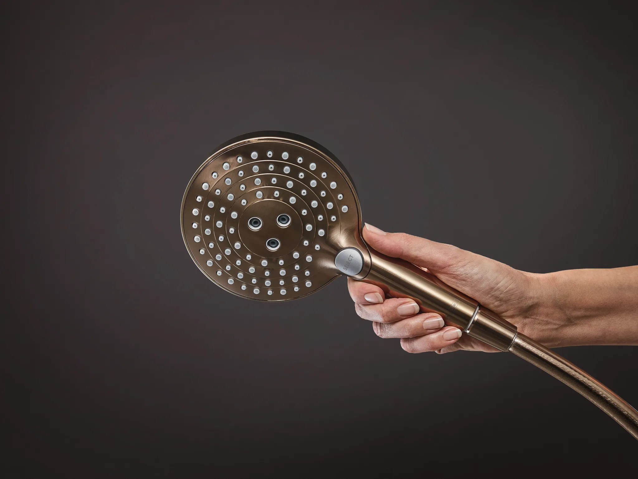 Hansgrohe Raindance Select S Showerpipe 240 1jet PowderRain mit Thermostat, Brushed Bronze