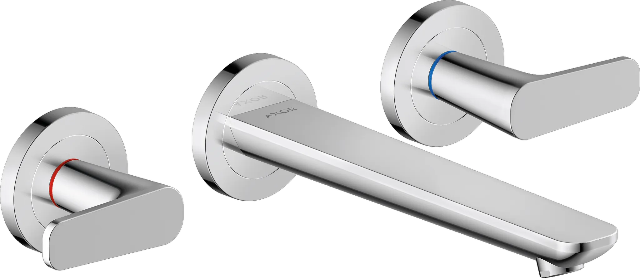 Hansgrohe AXOR Citterio C 3-Loch Waschtischarmatur Unterputz Chrom Hansgrohe AXOR Citterio C 3-Loch Waschtischarmatur Unterputz Chrom