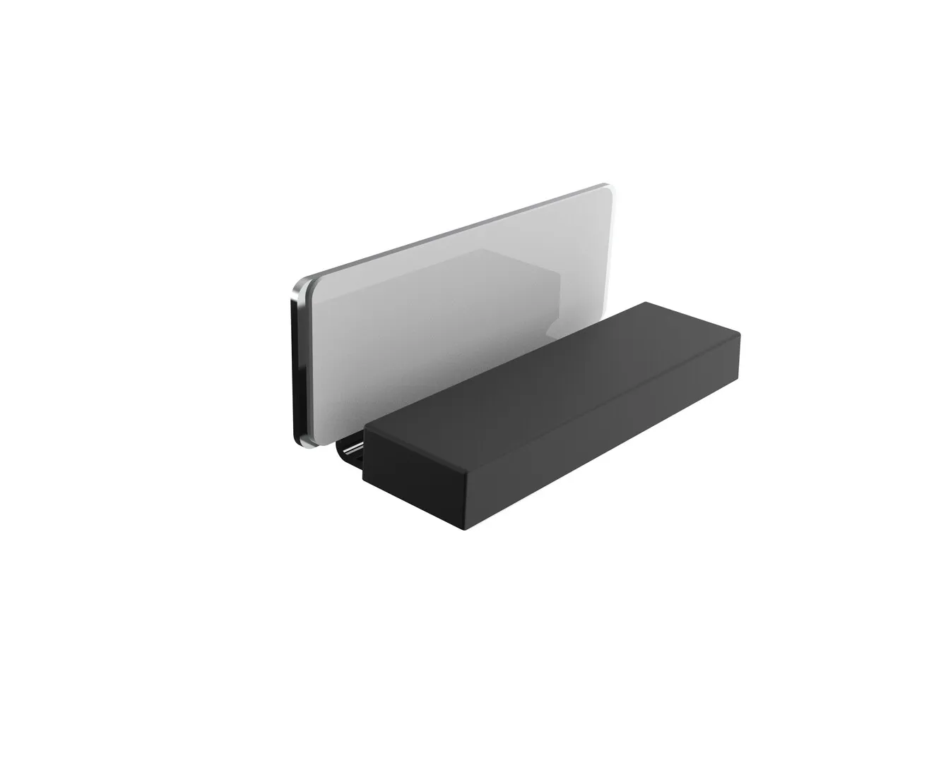 Schrankgriff Prime schwarz ohne Logo
