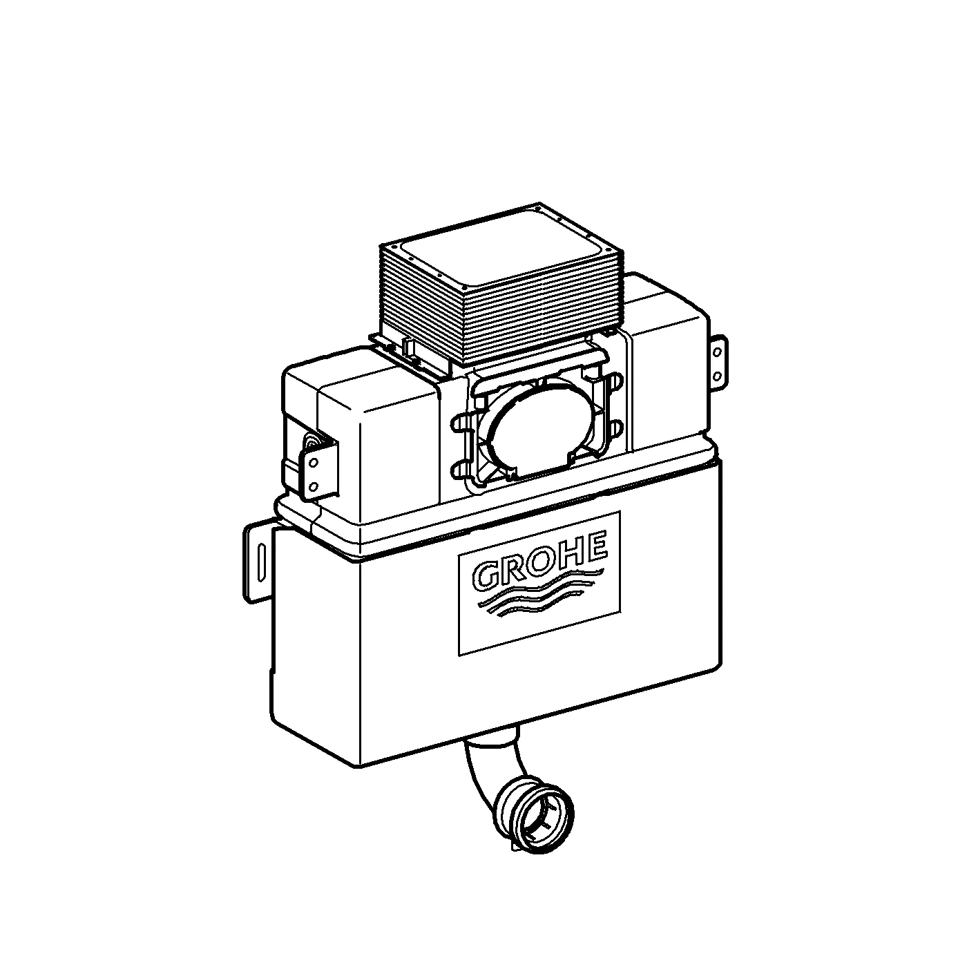 WC-Spülkasten 38422, Wandeinbau, 6-9l, 0,82 m Bauhöhe WC-Spülkasten 38422, Wandeinbau, 6-9l, 0,82 m Bauhöhe