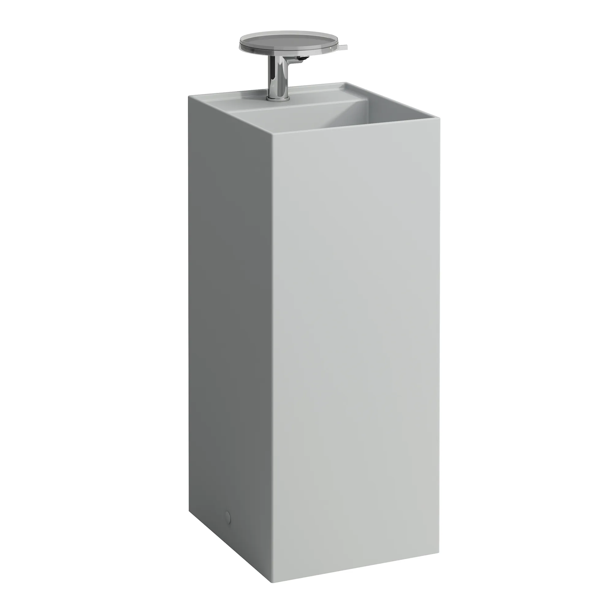 Laufen Waschtisch freistehend Kartell Laufen 435x375x900 1 Hahnloch ohne Überlauf Grau matt Laufen Waschtisch freistehend Kartell Laufen 435x375x900 1 Hahnloch ohne Überlauf Grau matt