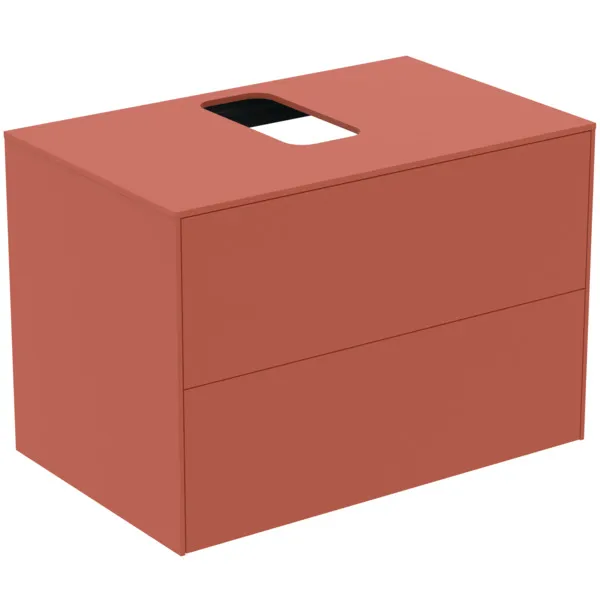 Ideal Standard Waschtischunterschrank „Conca“ 80,2 × 55 × 50,5 cm Sunset matt lackiert Ideal Standard Waschtischunterschrank „Conca“ 80,2 × 55 × 50,5 cm Sunset matt lackiert