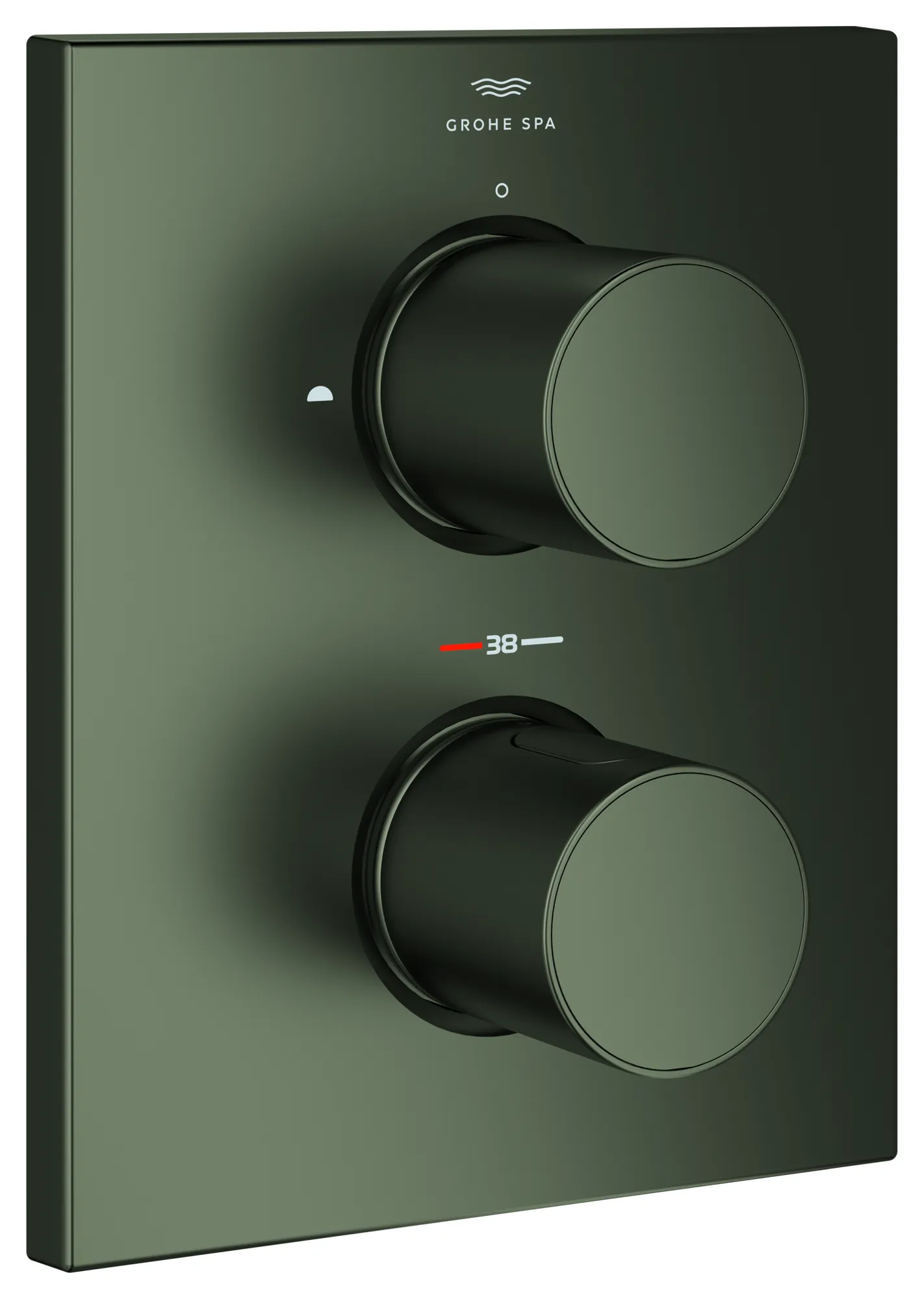 Grohe Unterputz-Armatur „Grohtherm F“ in satin graphite Grohe Unterputz-Armatur „Grohtherm F“ in satin graphite