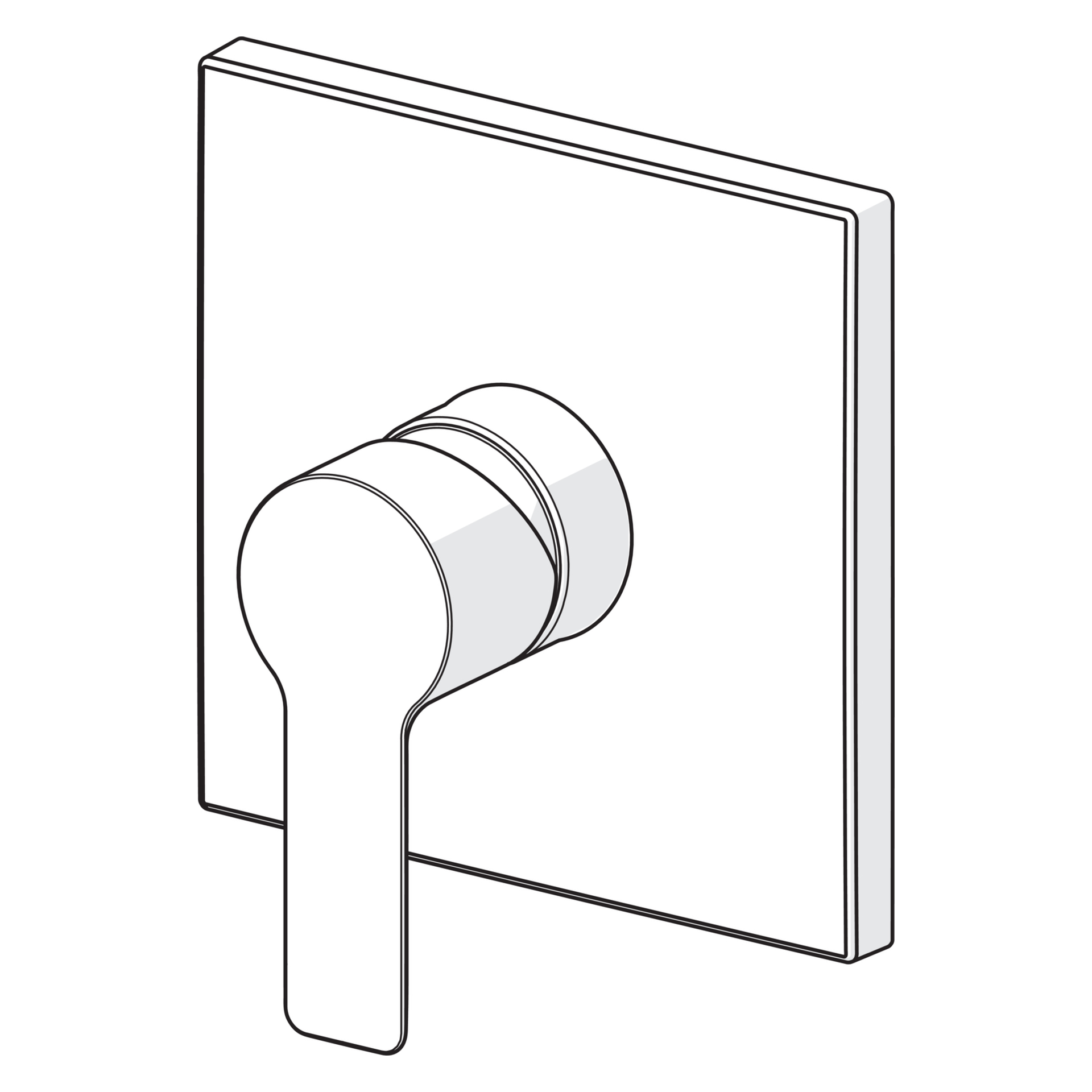 Einhebelmischer Fertigmontageset für Brausebatterie LIGNA 8387 Rosette eckig Chrom Einhebelmischer Fertigmontageset für Brausebatterie LIGNA 8387 Rosette eckig Chrom