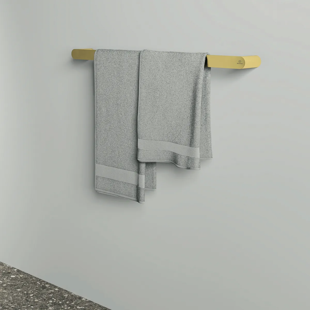Ideal Standard Handtuchstange Conca, rund, 600mm, Brushed Gold