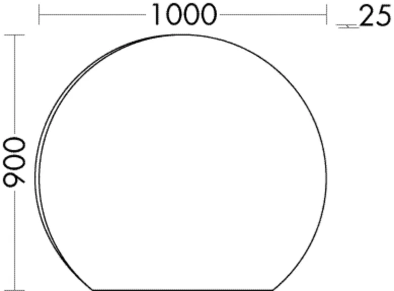 Burgbad Spiegel mit LED-Beleuchtung Uomo, 1000x900 mm, 4000 K, 35 W, IP44 Burgbad Spiegel mit LED-Beleuchtung Uomo, 1000x900 mm, 4000 K, 35 W, IP44