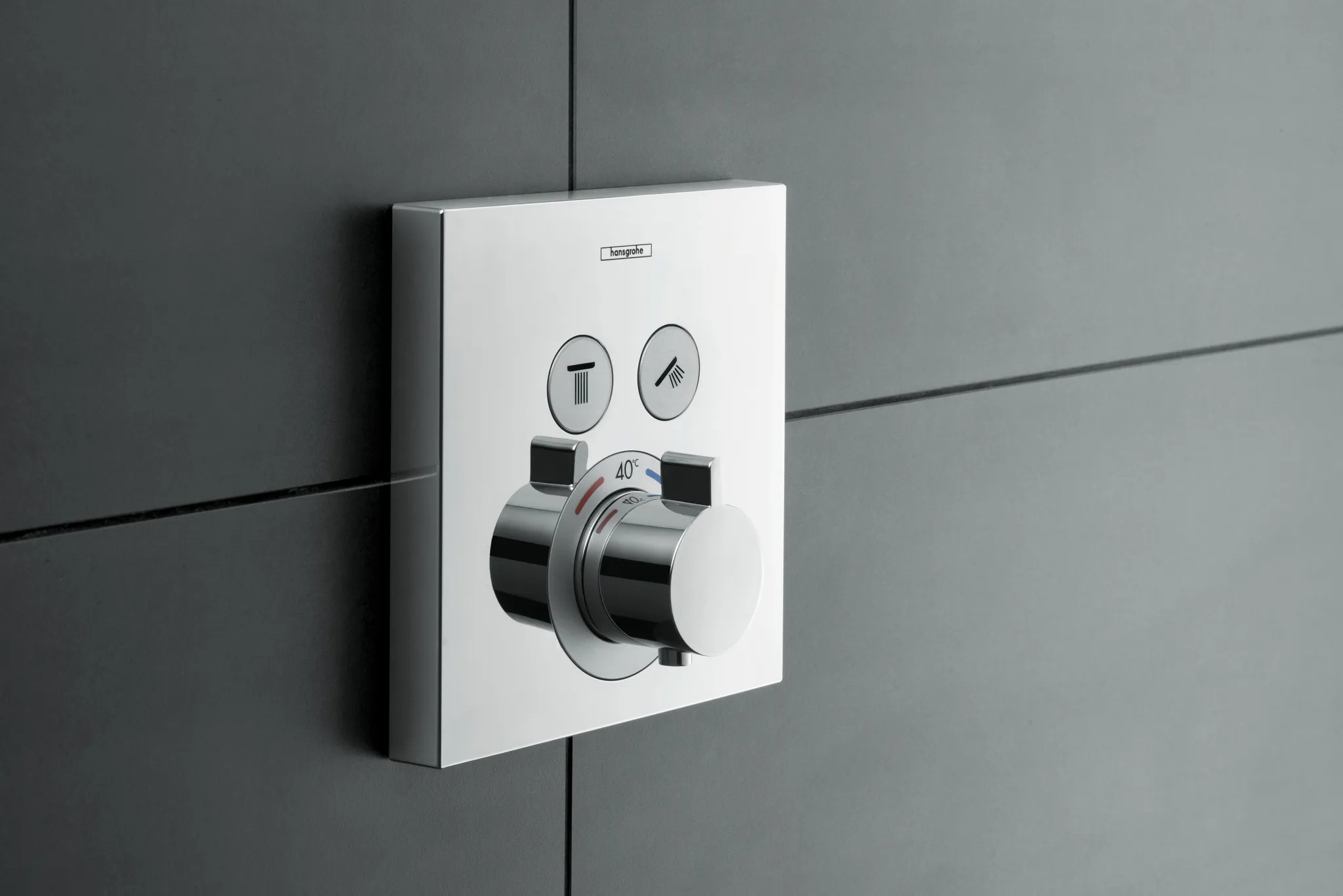 Thermostat Unterputz ShowerSelect Fertigset 2 Verbraucher chrom