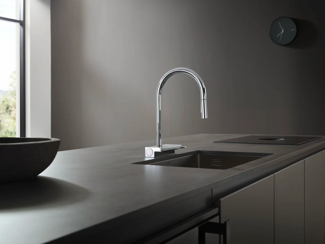 Hansgrohe Aquno Select M81 Einhebel-Küchenmischer mit Ausziehbrause 3jet Chrom, ComfortZone 170, Schwenkbereich einstellbar in 3 Stufen auf 60°, 110° oder 150°, Laminarstrahl, Brausestrahl, SatinFlow, MagFit magnetische Brausehalterung, maximale Durchflu Hansgrohe Aquno Select M81 Einhebel-Küchenmischer mit Ausziehbrause 3jet Chrom, ComfortZone 170, Schwenkbereich einstellbar in 3 Stufen auf 60°, 110° oder 150°, Laminarstrahl, Brausestrahl, SatinFlow, MagFit magnetische Brausehalterung, maximale Durchflu