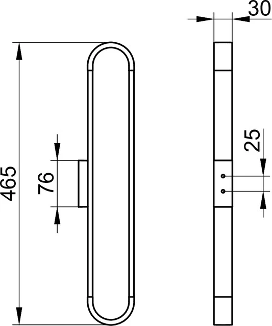 Edition 300 30070010000 Handtuchhalter für Gästehandtücher verchromt Edition 300 30070010000 Handtuchhalter für Gästehandtücher verchromt