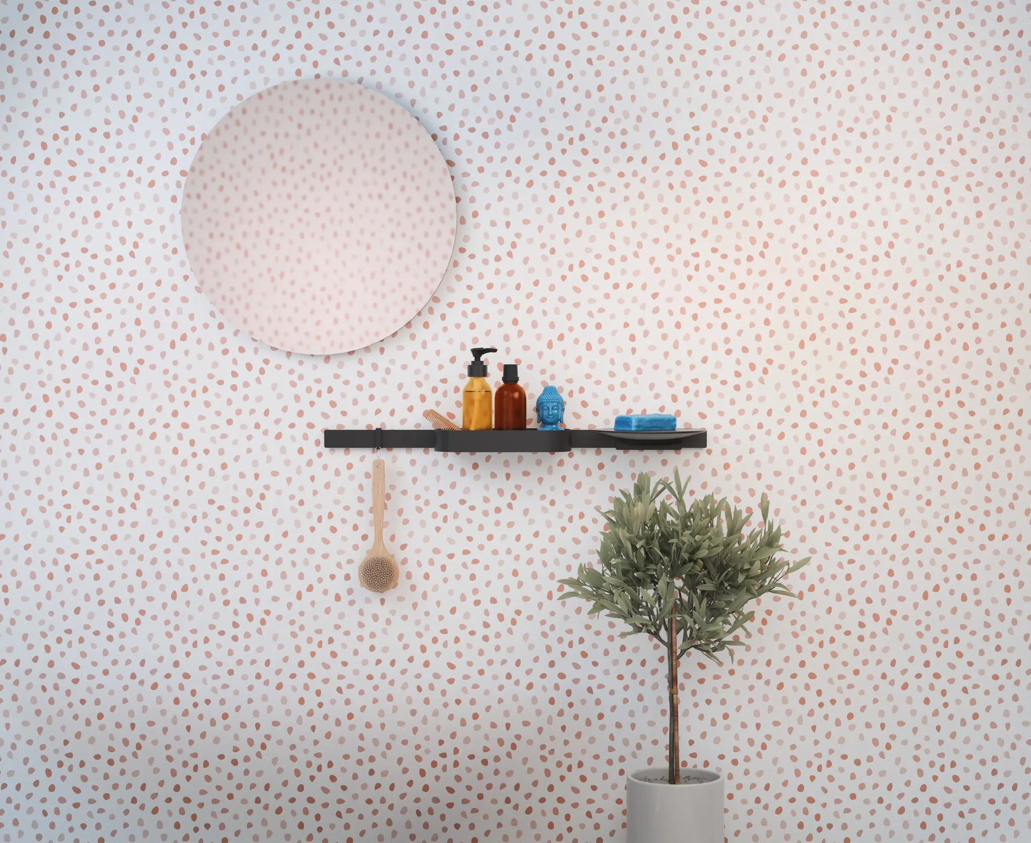 Ablage WallStoris mattschwarz Ablage WallStoris mattschwarz