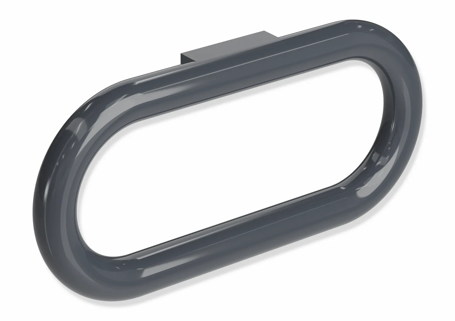 HEWI Handtuchring der Serie 477, 320 mm x 150 mm, Anthrazitgrau HEWI Handtuchring der Serie 477, 320 mm x 150 mm, Anthrazitgrau