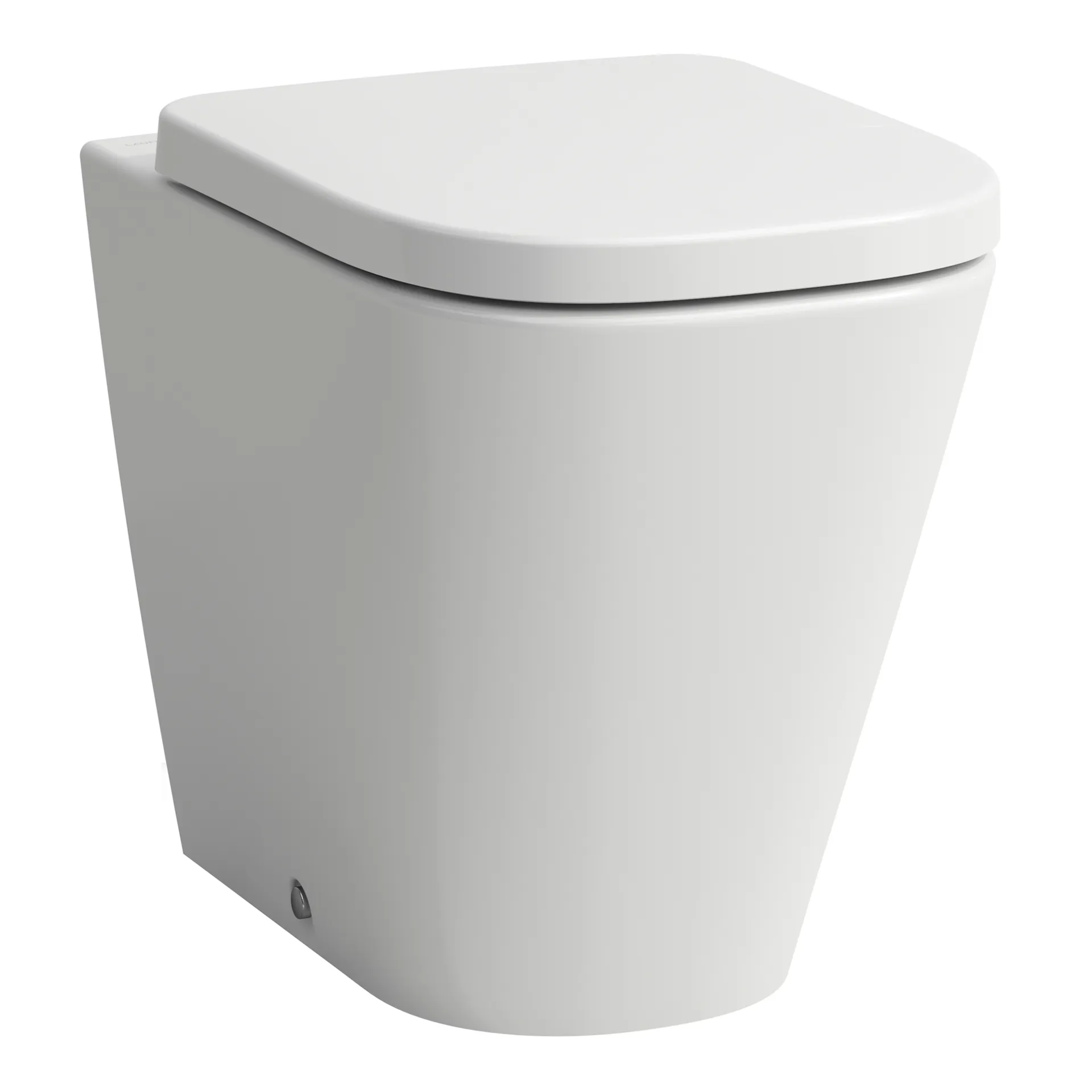 Laufen Stand-Tiefspül-WC Silent Flush „Meda“ 360 × 430 × 540 mm in Weiß, Abgang waagerecht, ohne Spülrand
