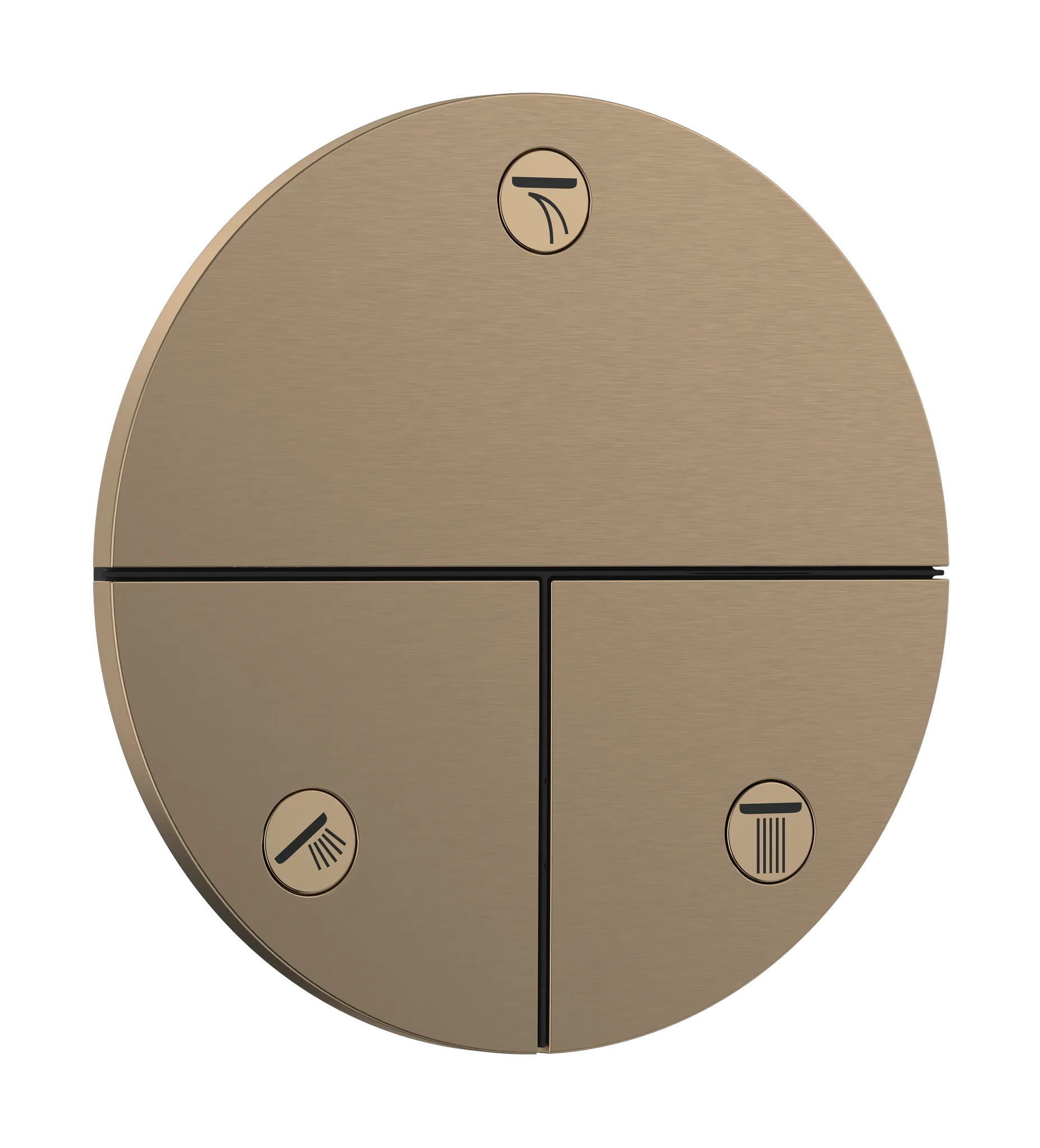 Hansgrohe ShowerSelect Comfort S Ventil Unterputz für 3 Verbraucher Brushed Bronze Hansgrohe ShowerSelect Comfort S Ventil Unterputz für 3 Verbraucher Brushed Bronze