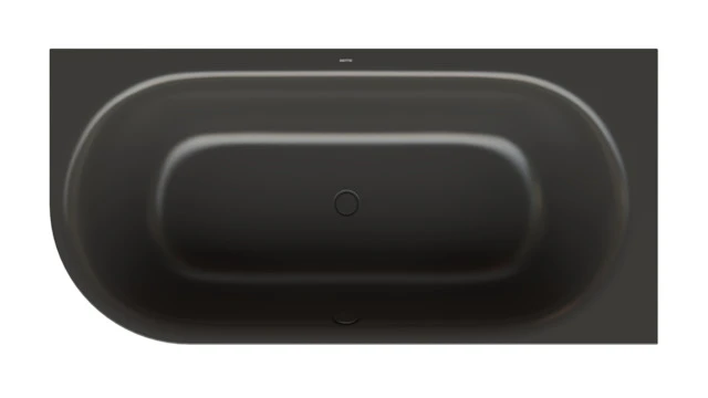 Bette oval Badewanne „BetteLux Oval V Silhouette“ 195 × 95 cm in Anthracite