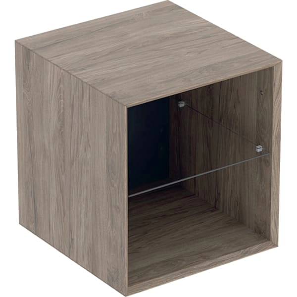 Geberit Hochschrank „ONE“ Nussbaum hickory / Melamin Holzstruktur Geberit Hochschrank „ONE“ Nussbaum hickory / Melamin Holzstruktur