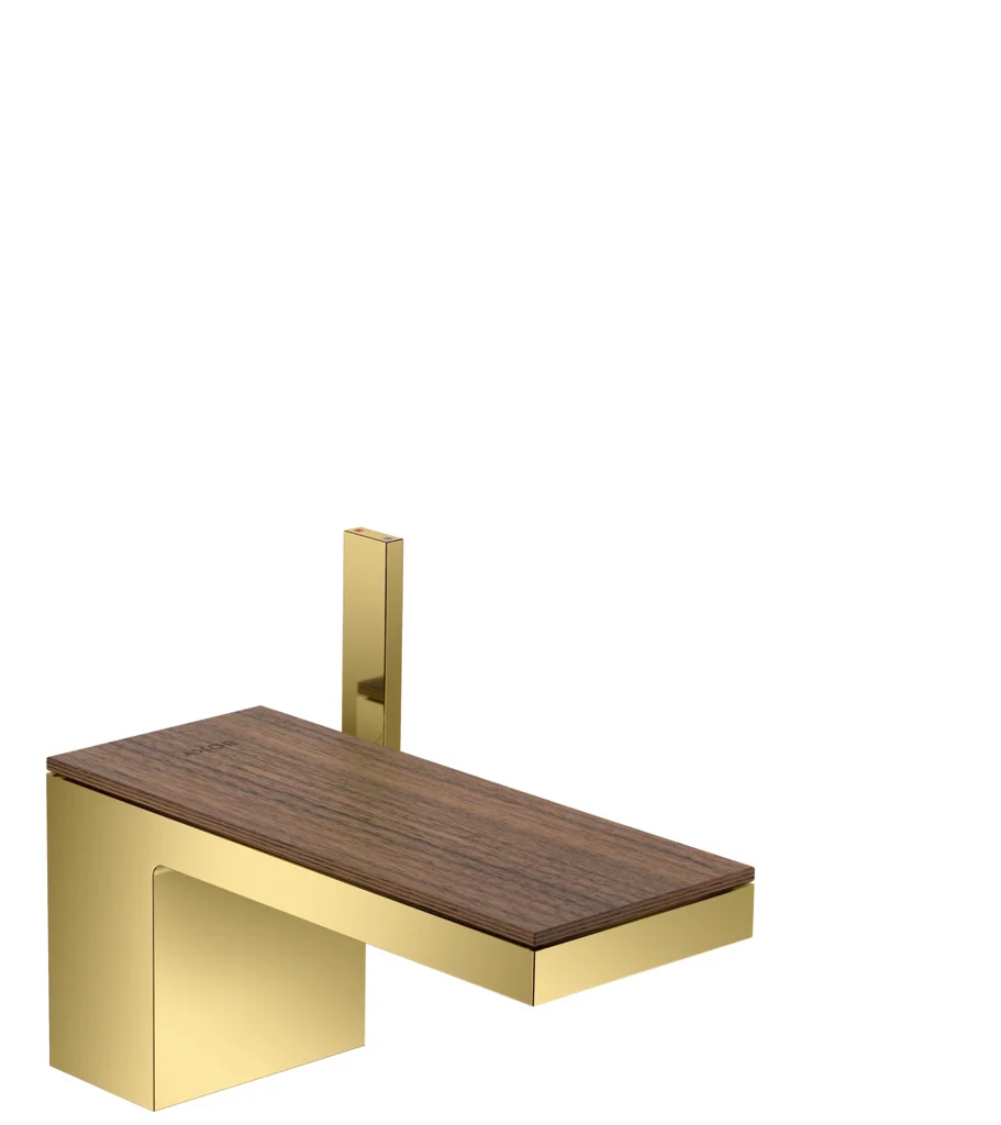 Hansgrohe AXOR MyEdition Platte 200 mm, Amerikanischer Nussbaum, abnehmbar