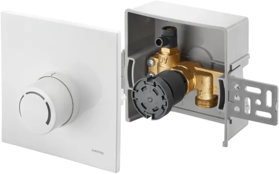 Oventrop Einzelraumregelung „Unibox RTL“ mit Rücklauftemperaturregelung in weiß Oventrop Einzelraumregelung „Unibox RTL“ mit Rücklauftemperaturregelung in weiß
