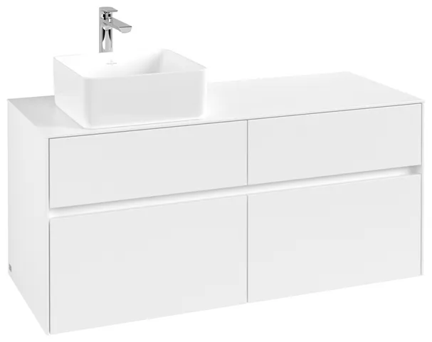 Villeroy & Boch Collaro Waschbeckenunterschrank C04200 1200x548x500mm White Matt Villeroy & Boch Collaro Waschbeckenunterschrank C04200 1200x548x500mm White Matt