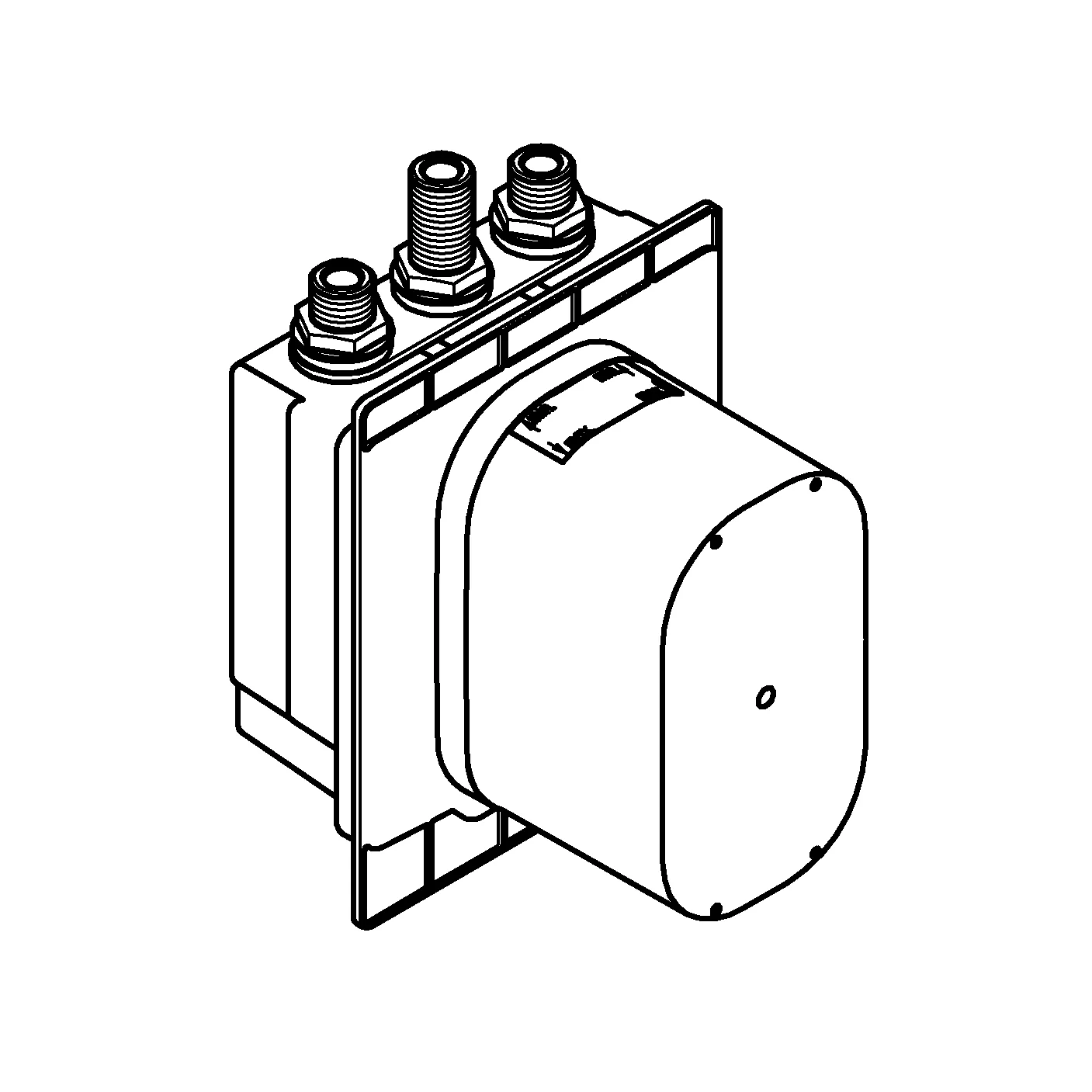 Unterputzkörper Eurosmart CE 36459, für Brause, thermostatische Mischung, für Infrarot-Fertigmontageset 36 456 00, Trafo 230 V, mit Dichtmanschette, für normgerechte Wanddurchführung bei Wassereinwirkung nach DIN 18534:2017