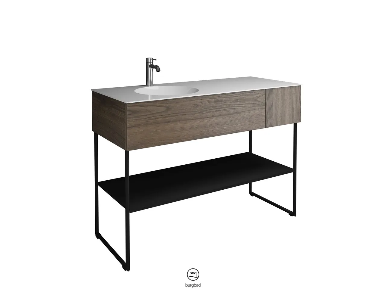 burgbad Badmöbelset „Coco“ in Weiß Matt mit Laserkante burgbad Badmöbelset „Coco“ in Weiß Matt mit Laserkante