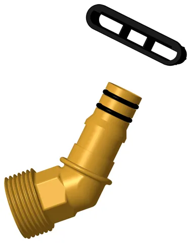 Villeroy & Boch Wasserzulauf „Loop & Friends“ Modell UPCON0141 in Chrome & White Villeroy & Boch Wasserzulauf „Loop & Friends“ Modell UPCON0141 in Chrome & White