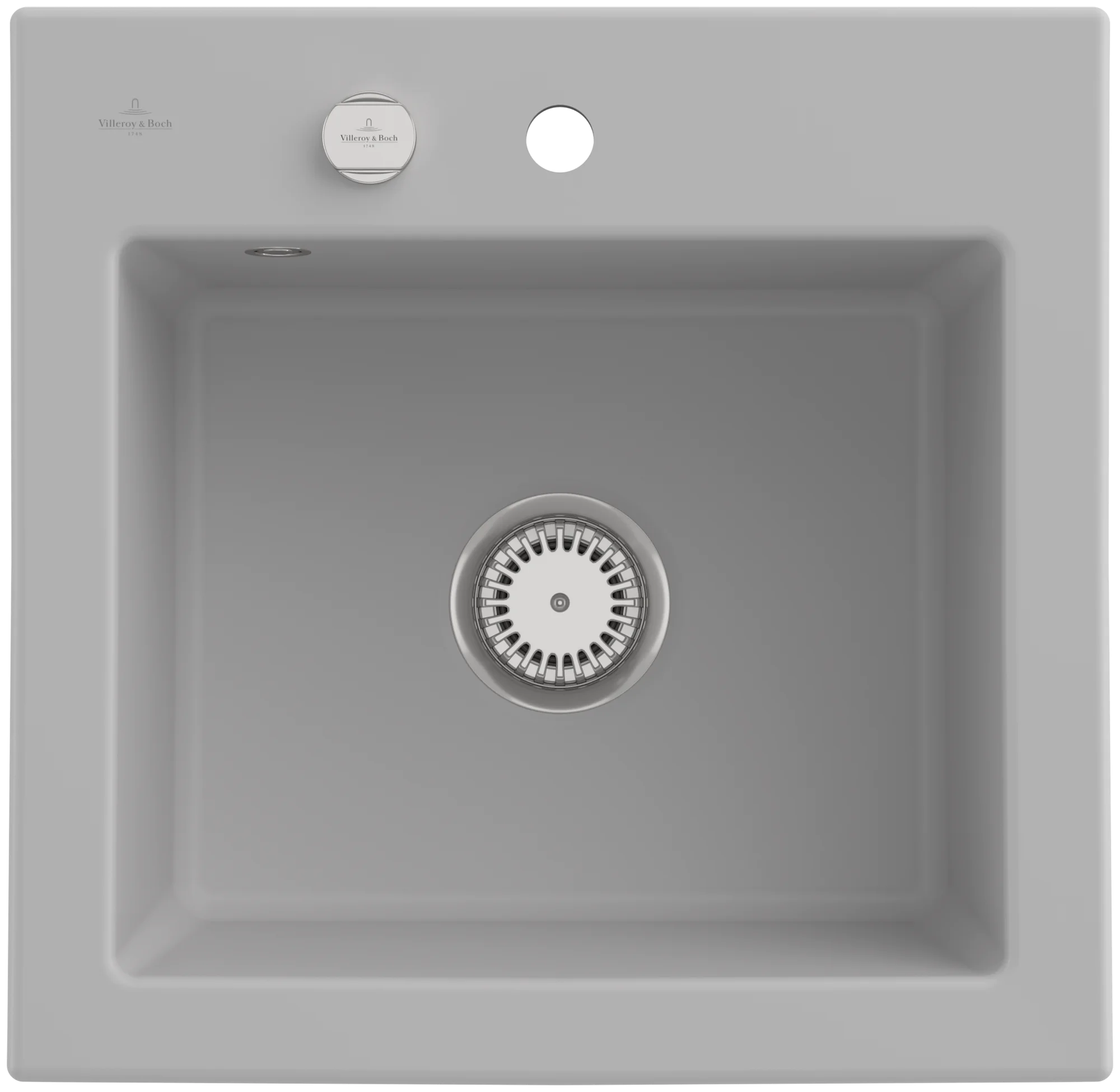 Villeroy & Boch Subway 50 S Einbauspüle, 525 x 510 mm, Steam CeramicPlus