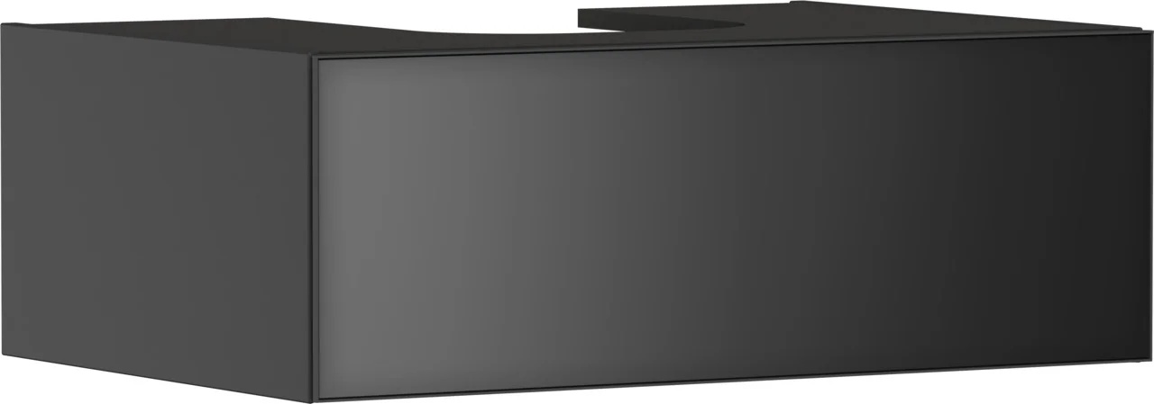 Hansgrohe Xevolos E Waschtischunterschrank Schiefergrau Metallic 780x550 mm mit 1 Schubkasten, griff- und konsole für Wandmontage Hansgrohe Xevolos E Waschtischunterschrank Schiefergrau Metallic 780x550 mm mit 1 Schubkasten, griff- und konsole für Wandmontage