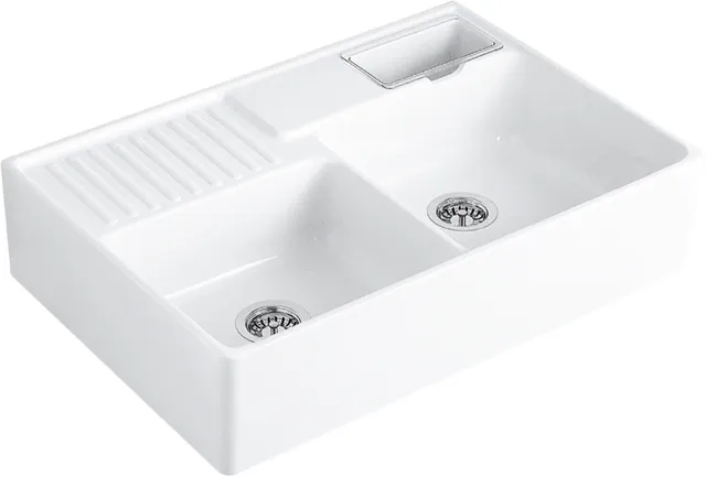 Villeroy & Boch Küchenspülbecken „Spülstein“ 895 × 630 × 220 mm in Steam