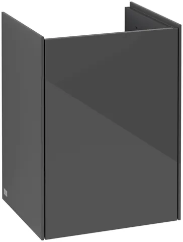 Villeroy & Boch Waschtischunterschrank mit Tür „Collaro“ 410 × 546 × 344 mm Glossy Grey, für Becken mittig, Anschlag links, ohne Beleuchtung Villeroy & Boch Waschtischunterschrank mit Tür „Collaro“ 410 × 546 × 344 mm Glossy Grey, für Becken mittig, Anschlag links, ohne Beleuchtung