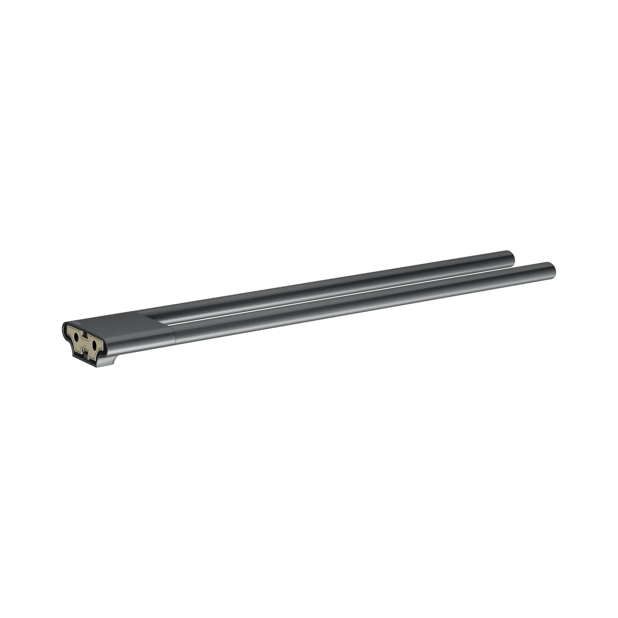 Edition 400 Handtuchhalter 450 mm Schwarzchrom gebürstet Handtuchhalter Edition 400 11518,fest 2-tlg., 450 mm, Schwarzchrom gebürstet
